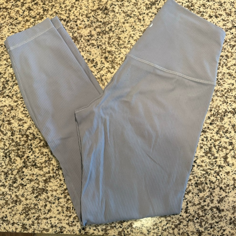Lululemon Ribbed Align Leggings - 25” Inseam - Chambray Blue